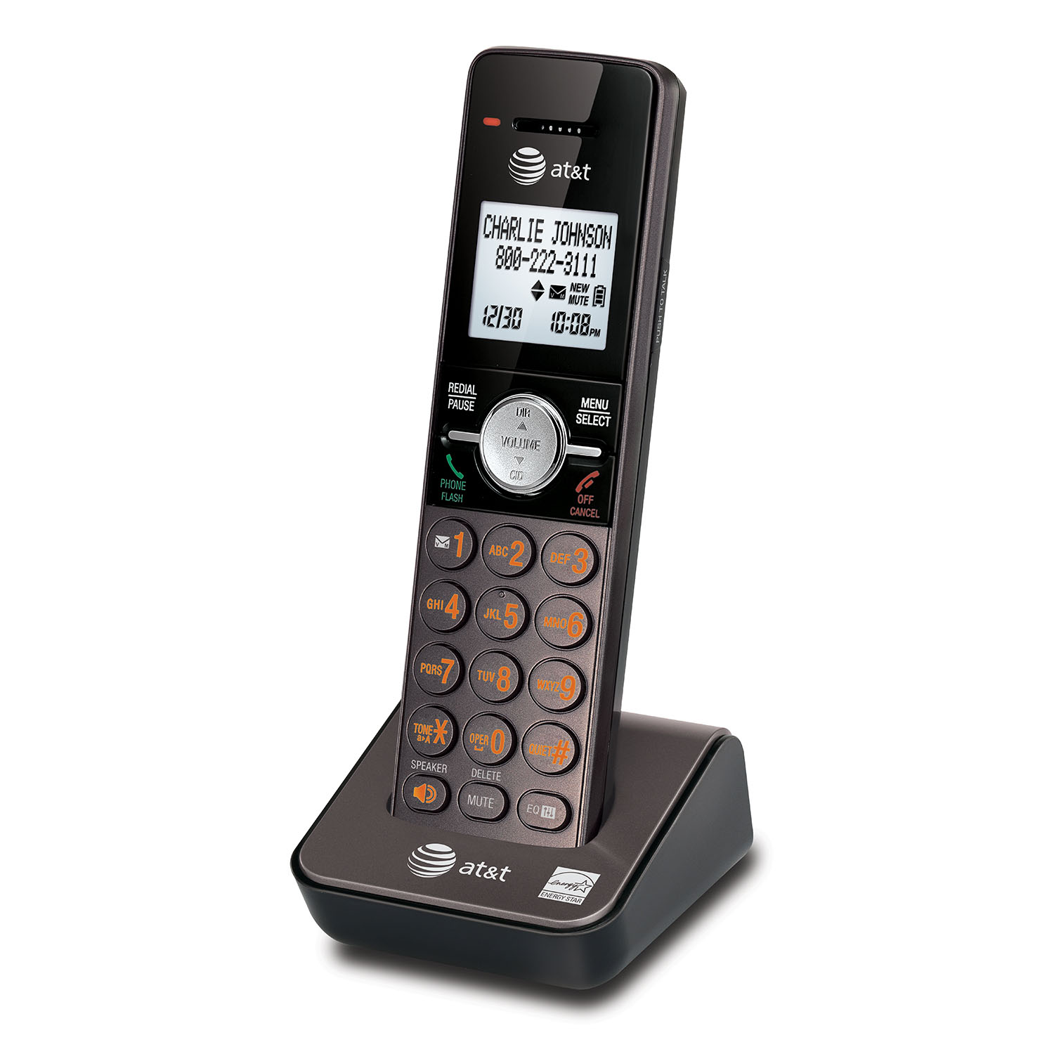 Accessory handset with caller ID/call waiting - view 2